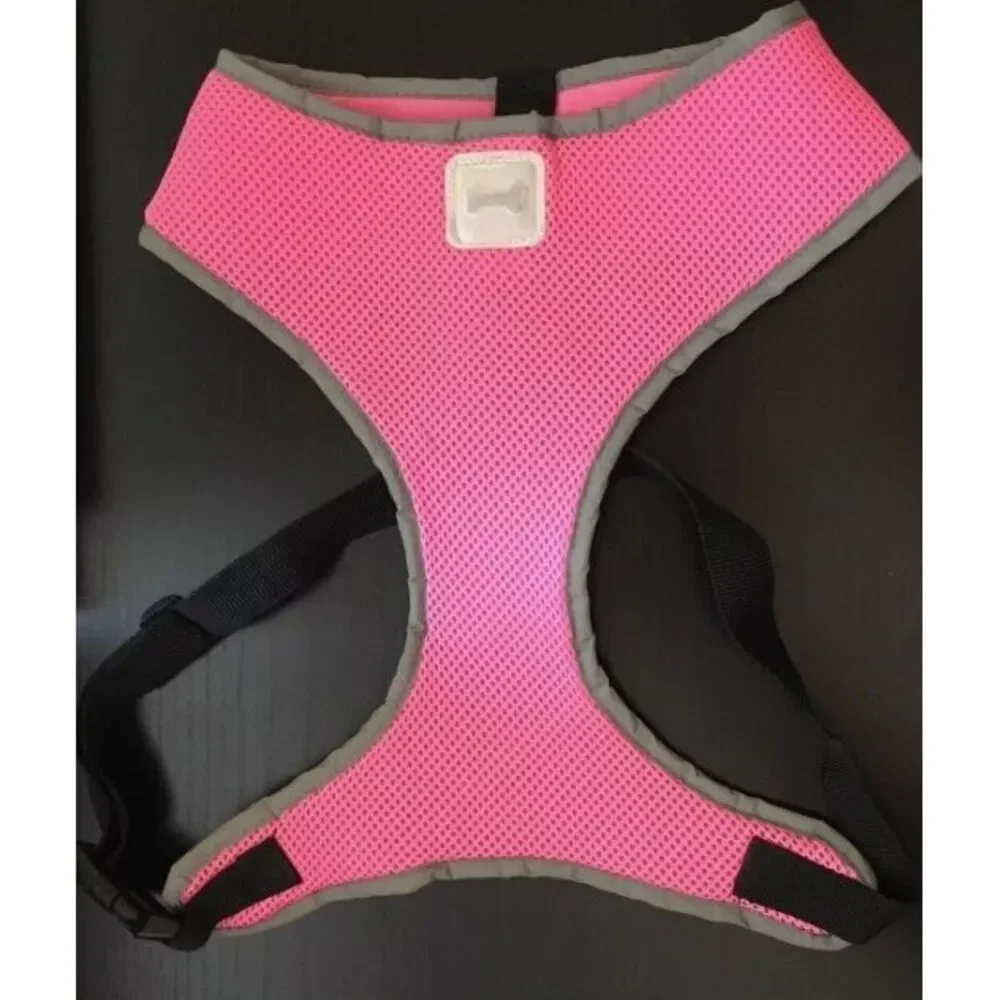 SIMPLY DOG Pink Reflective Field Safety VEST Harness Adjustable Straps Large NWT
